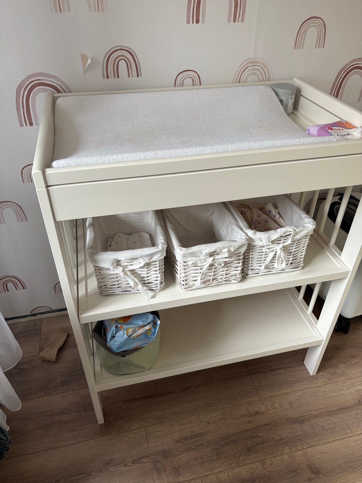 IKEA Gulliver Commode - Wit, 82x54x93 cm, Ophalen, 50 tot 70 cm, Zo goed als nieuw, 75 tot 100 cm