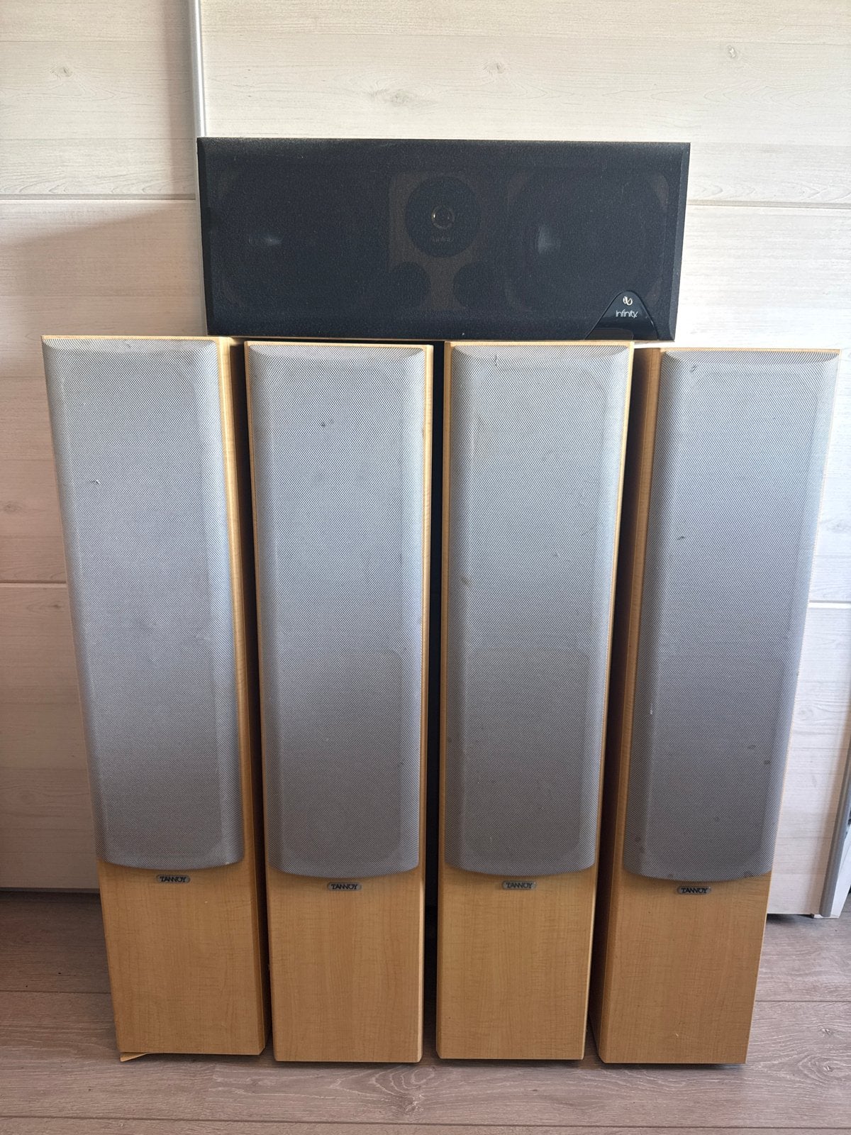 Infinity en Tannoy 5.0 Surroundset -, Audio, Tv en Foto, Luidsprekers, Gebruikt, Complete surroundset, 120 watt of meer, Ophalen
