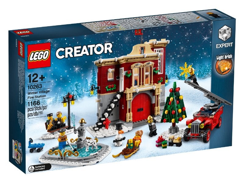 Lego Creator Expert Brandweerkarzerne in Winterdorp nr 10263, Lego, Lego, Lego, Nieuw