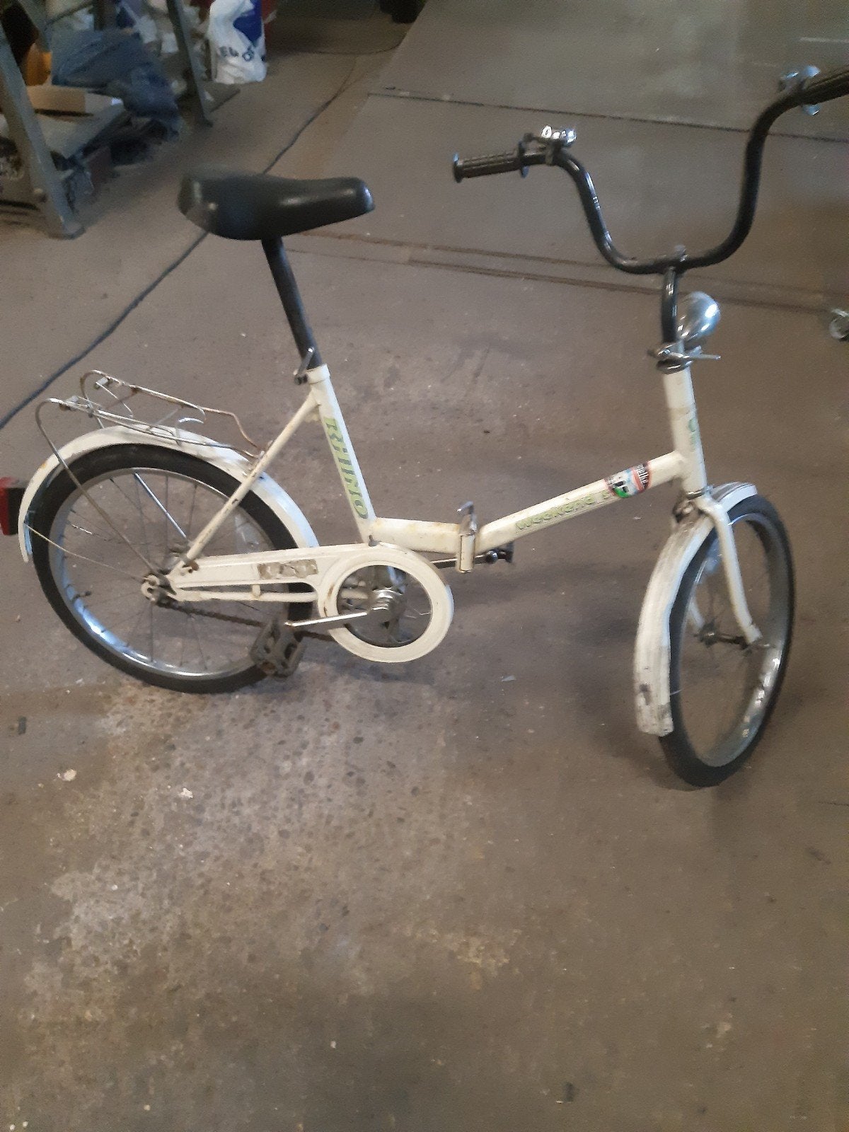 Witte vouwfiets te koop - Handig voor onderweg!, Fietsen en Brommers, Fietsen | Vouwfietsen, Overige merken, 20 inch of meer, Gebruikt