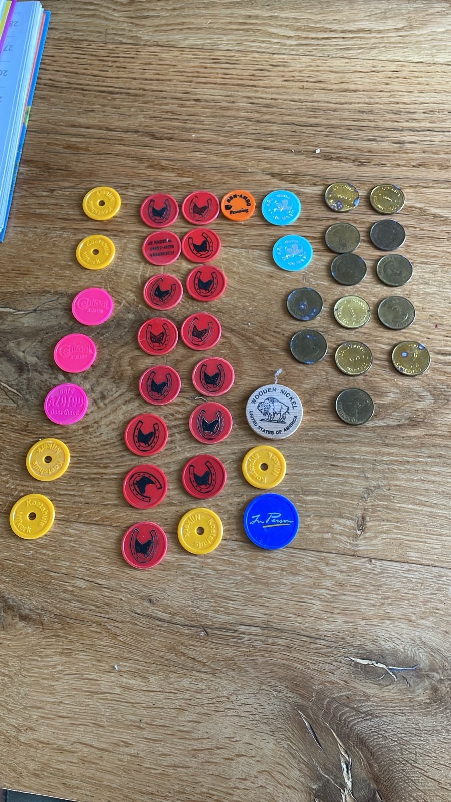 Diverse consumptiemunten en penningen, Postzegels en Munten, Penningen en Medailles, Ophalen of Verzenden, Overige materialen