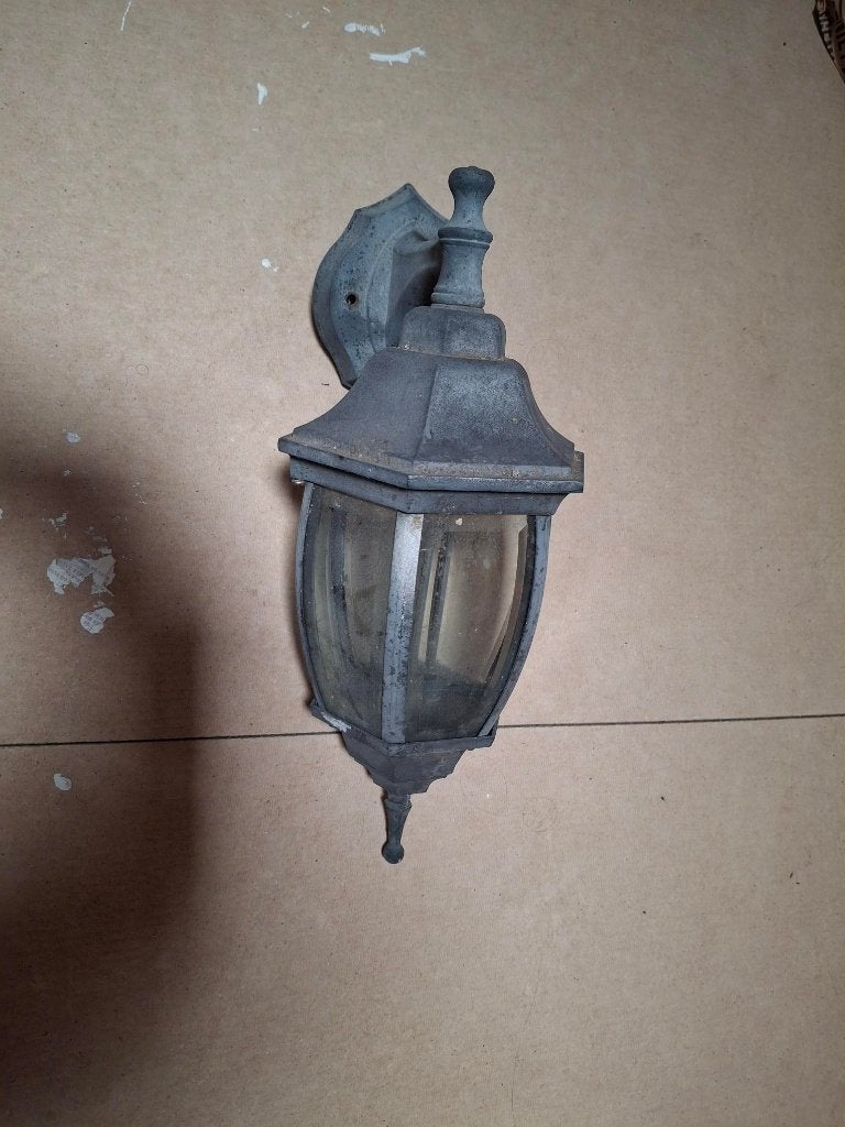 Buitenlamp wandlamp klassiek zwart, Ophalen, Gebruikt, Wandlamp, Netvoeding
