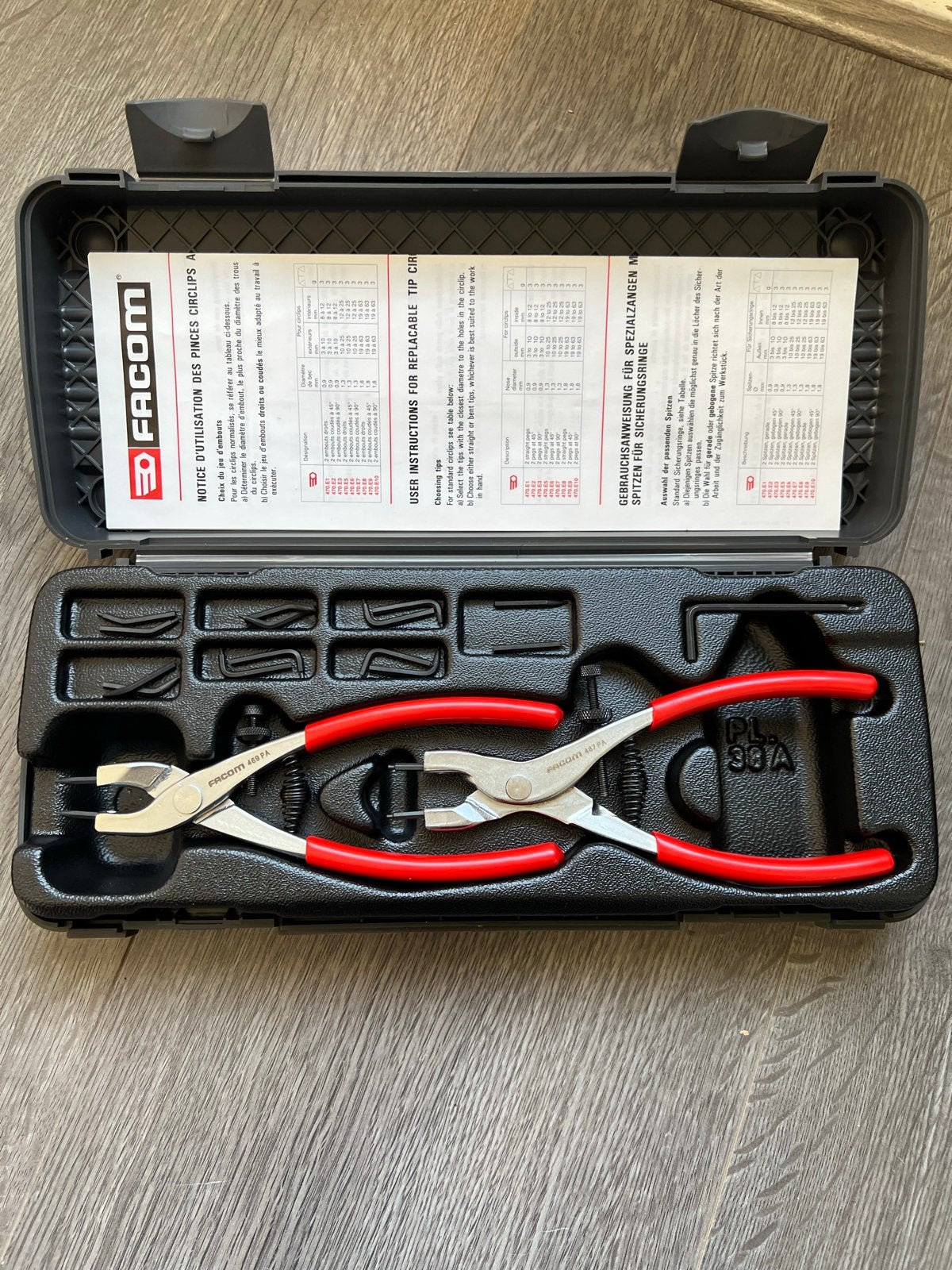 Facom set voor circlips-tangen, Ophalen of Verzenden, Nieuw