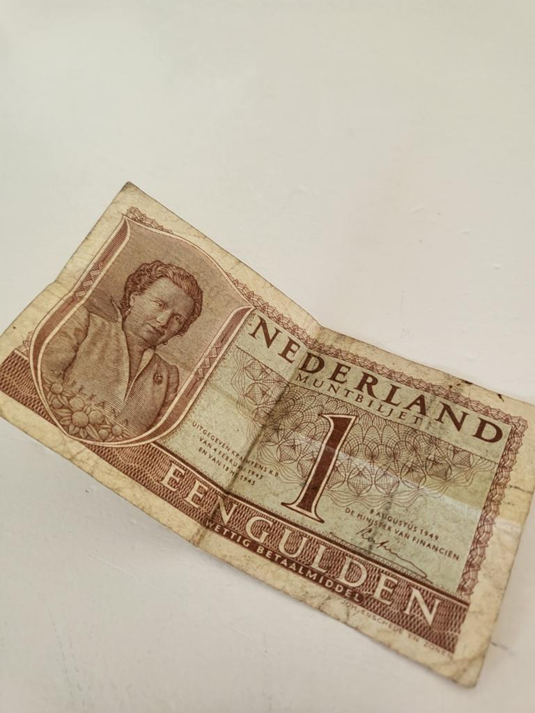 Papieren gulden uit 1949, Postzegels en Munten, Bankbiljetten | Nederland, Ophalen of Verzenden