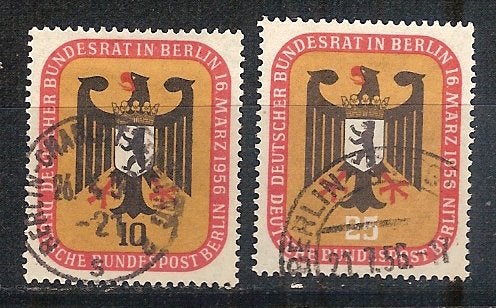 Berlin 136-137, Ophalen of Verzenden, BRD, Gestempeld