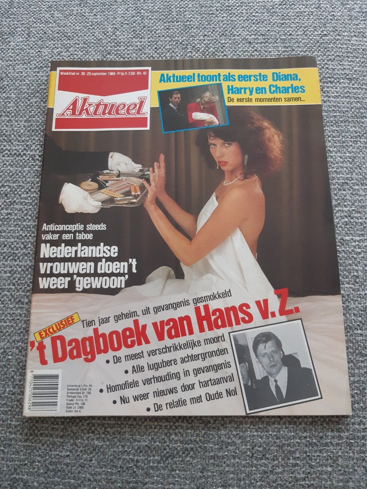 39.Aktueel 1984. Prinses Diana. Hans van Z. Michelle Ma Bell, Verzamelen, Verzenden, 1980 tot heden, Tijdschrift