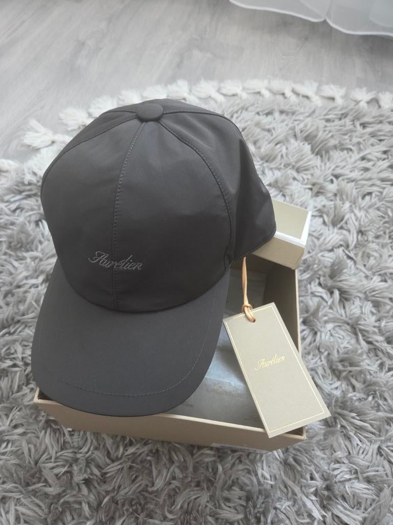 Aurélien Antraciet Baseball Cap XL - Nieuw met label, Kleding | Heren, 60 cm (XL, 7½ inch) of meer, Aurélien, Nieuw, Ophalen of Verzenden