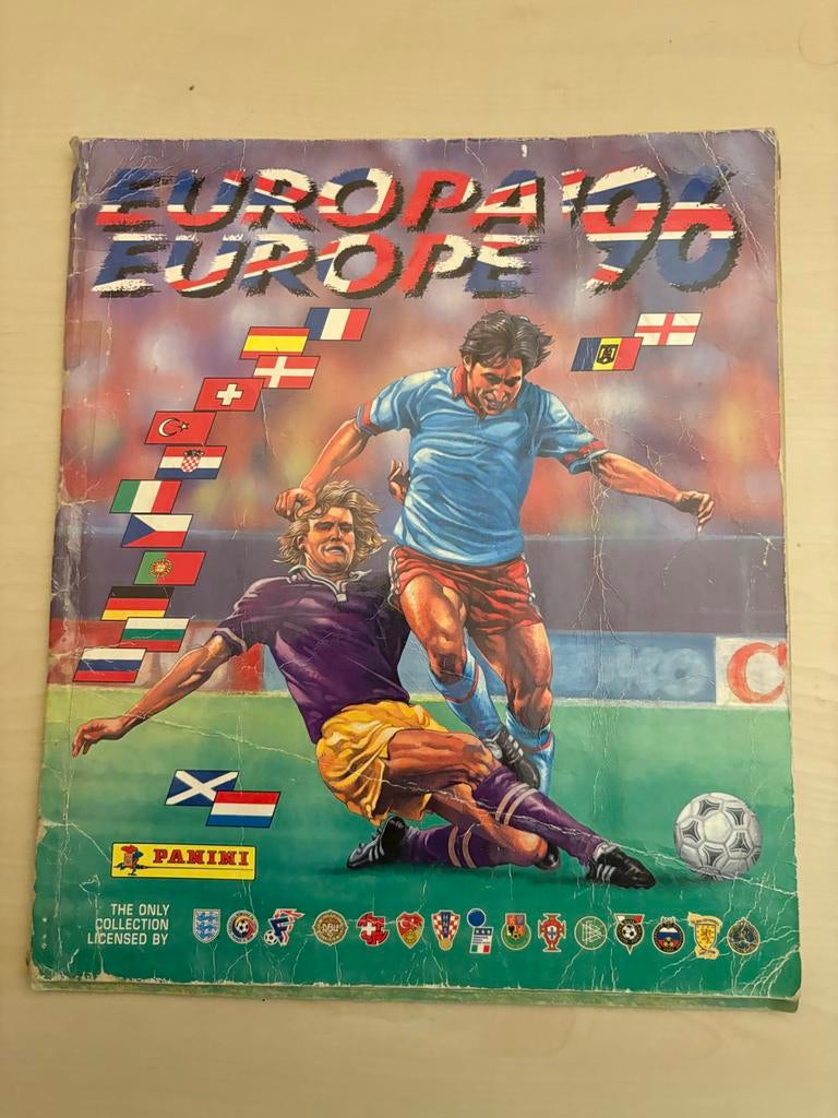 Panini Europe 96 compleet -, Ophalen of Verzenden, Gebruikt, Sport