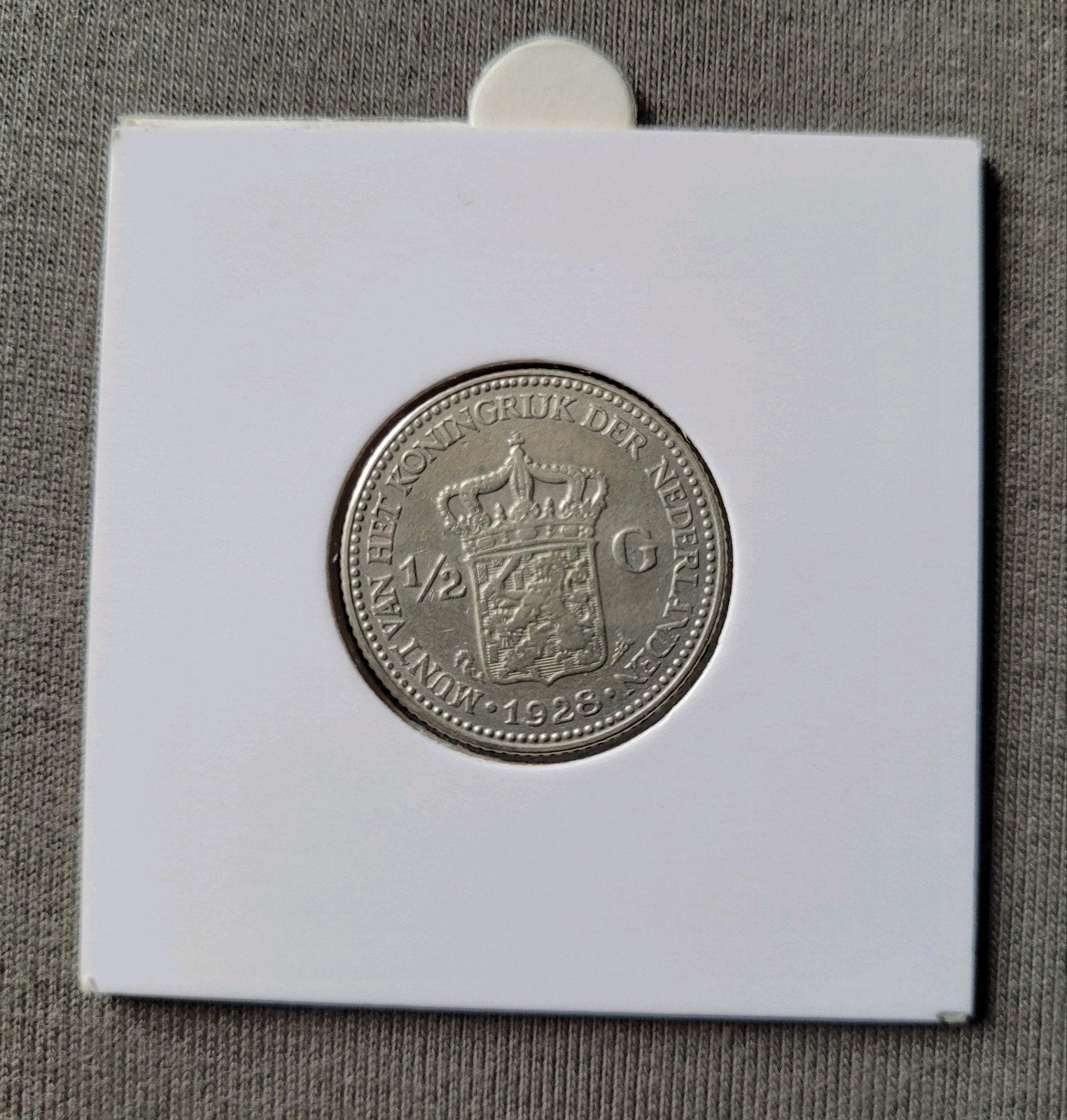 1/2 gulden 1928, Postzegels en Munten, Ophalen of Verzenden, Koningin Wilhelmina, ½ gulden