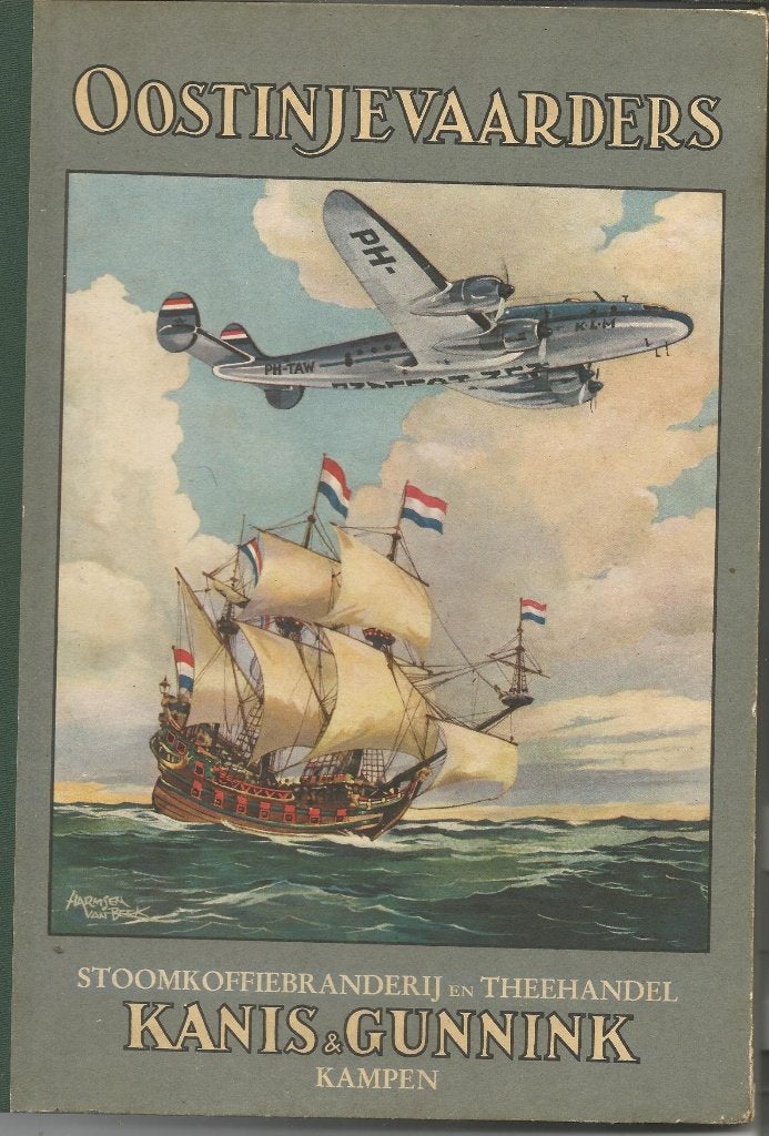 Plaatjesalbum  Oostinjevaarders  van Kanis en Gunnink, Boeken, Ophalen of Verzenden, Gelezen, D.M. Huizinga, Plaatjesalbum