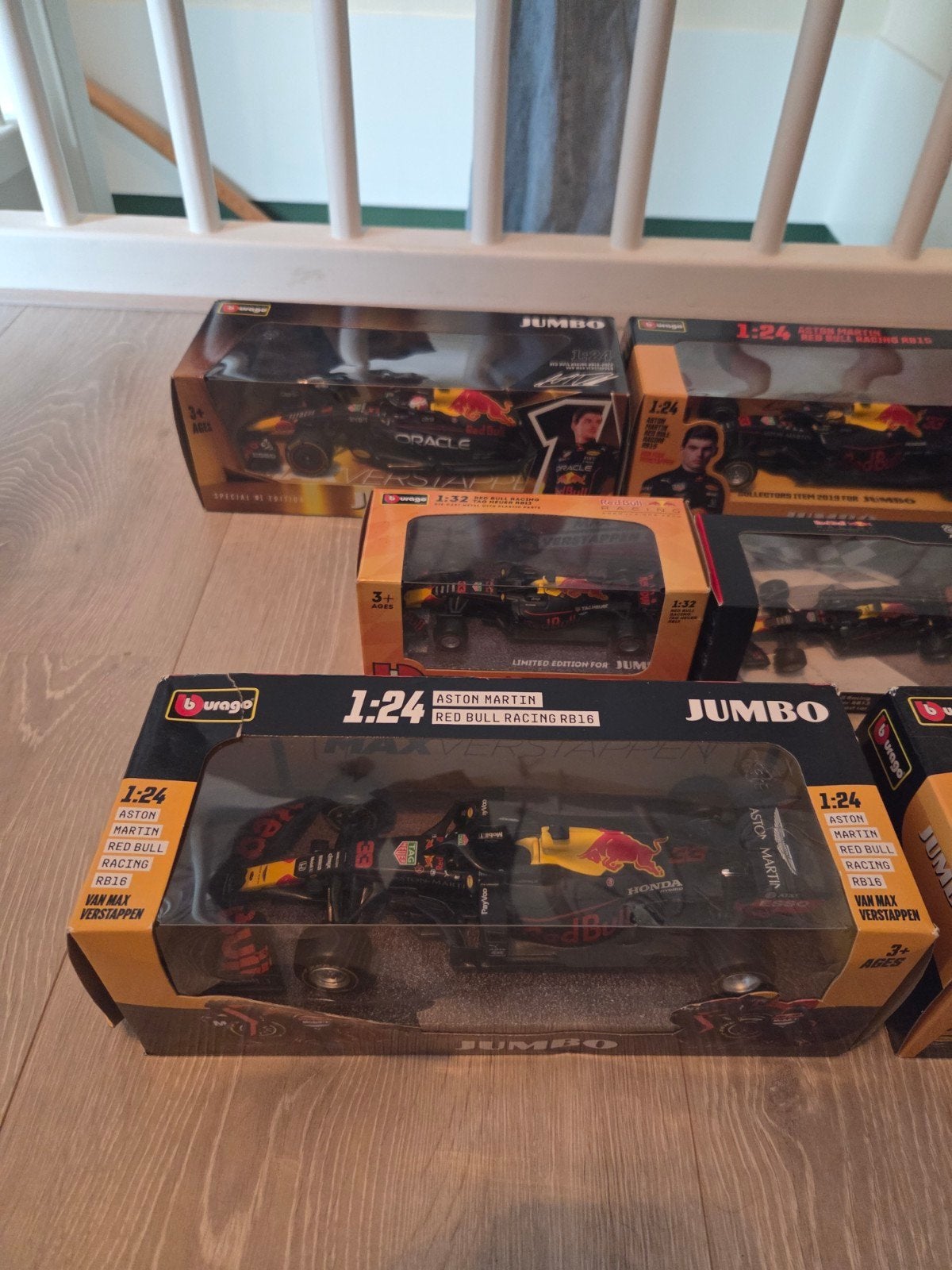 9x Max Verstappen auto's, Ophalen of Verzenden, Gebruikt, Formule 1