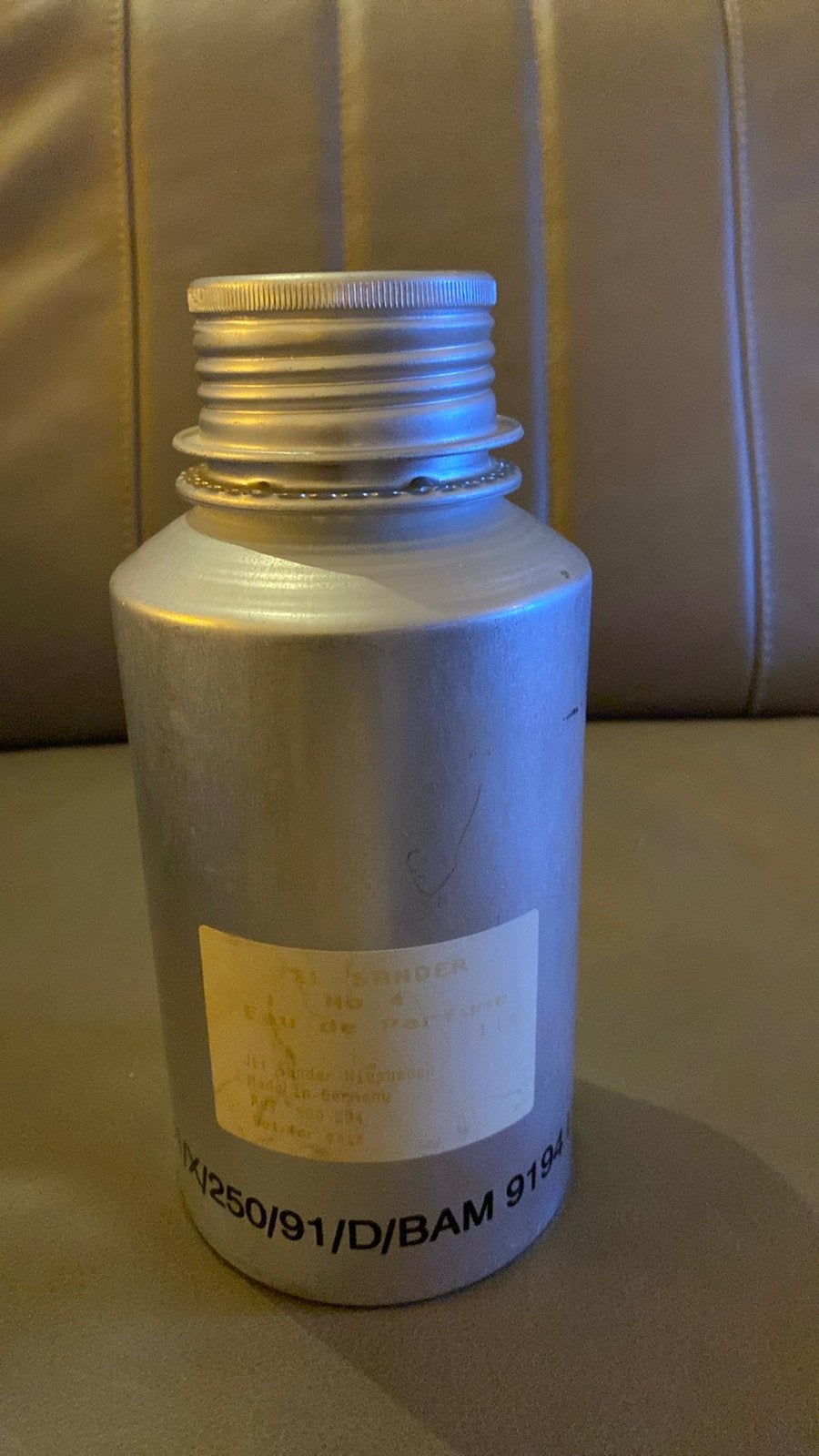 Jil Sander No 4 Eau de Parfum 1L/1000 mlVintage Testerfles, Ophalen of Verzenden, Zo goed als nieuw
