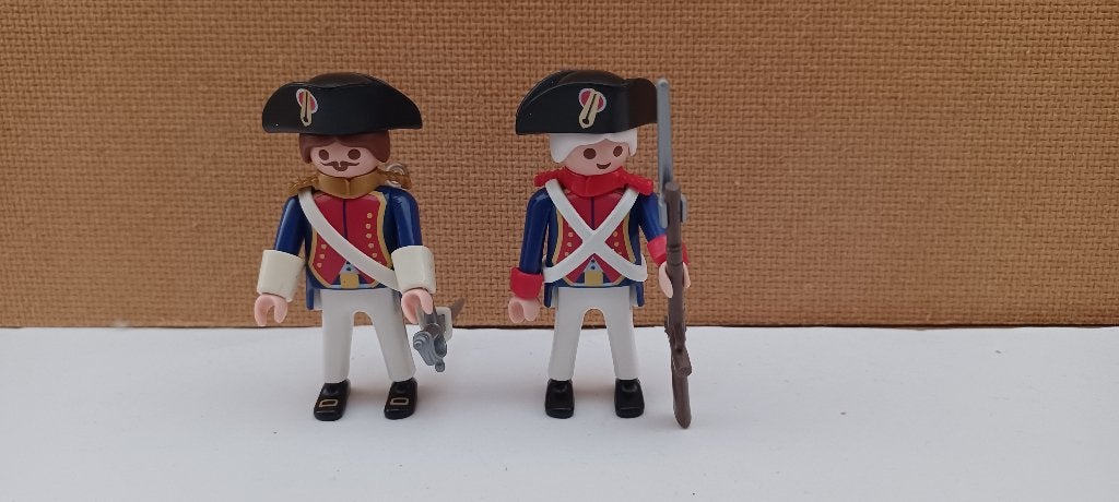 playmobil franse soldaten, Ophalen of Verzenden, Gebruikt, Losse onderdelen