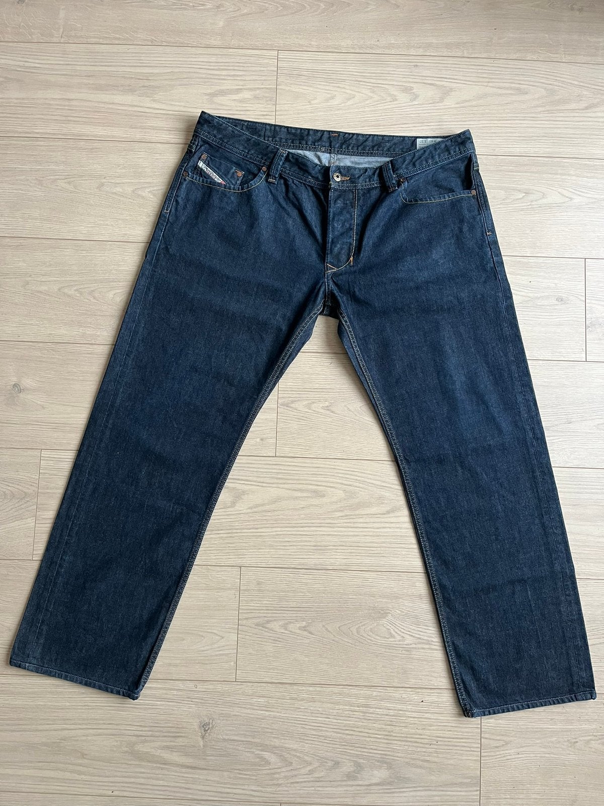 Diesel Larkee broek jeans W40 L32 Regular straight Z.G.A.N, Ophalen of Verzenden, Zo goed als nieuw, Overige kleuren, W40 - W42 (confectie 56/58)
