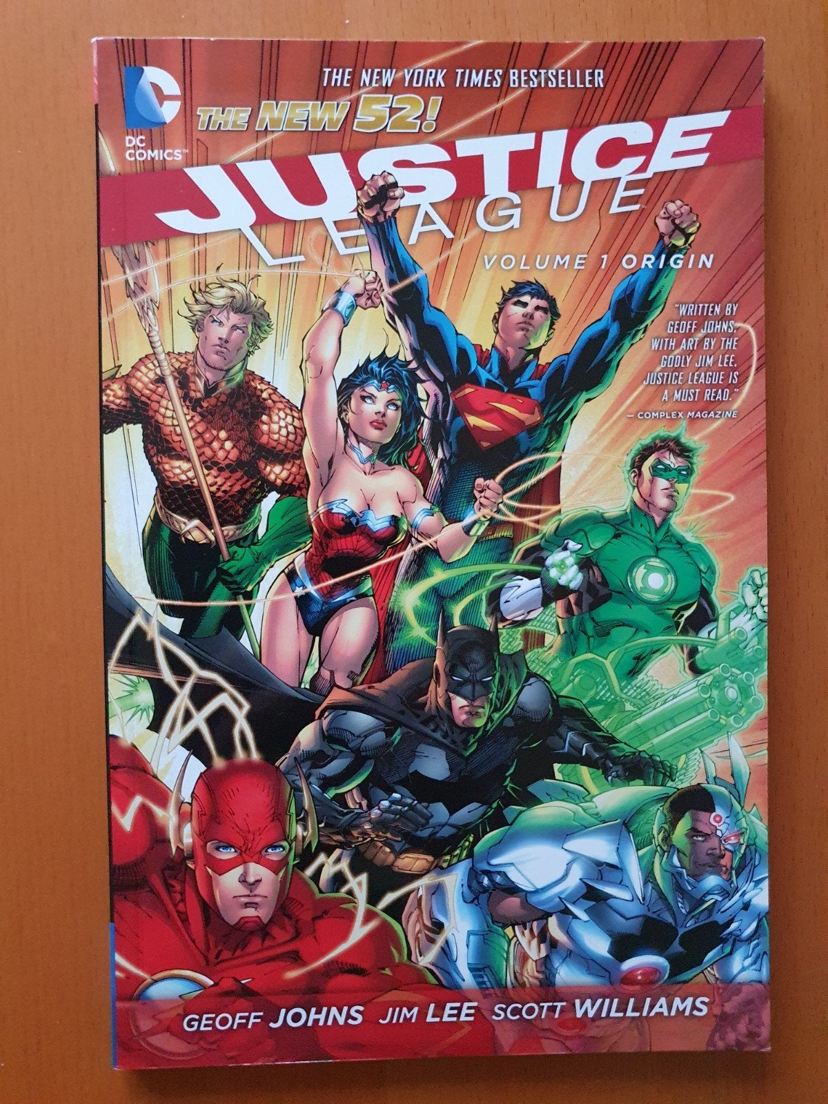 Justice League - Origin TPB DC Comics The New 52 Jim Lee, Eén comic, Verzenden, Zo goed als nieuw, Amerika