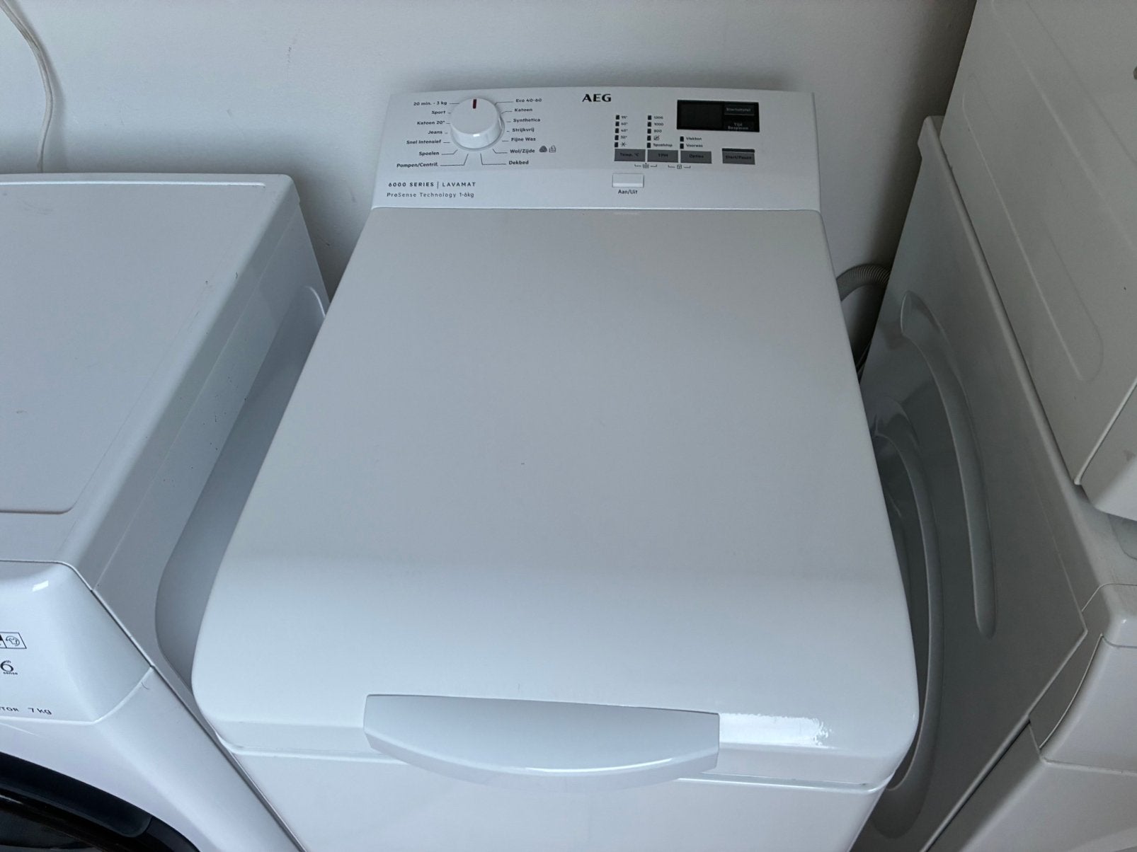 Bijna Nieuw,Nieuwste Model Amper gebruikt AEG 6000 Series, Witgoed en Apparatuur, AEG, AEG, Bovenlader, Energieklasse A of zuiniger