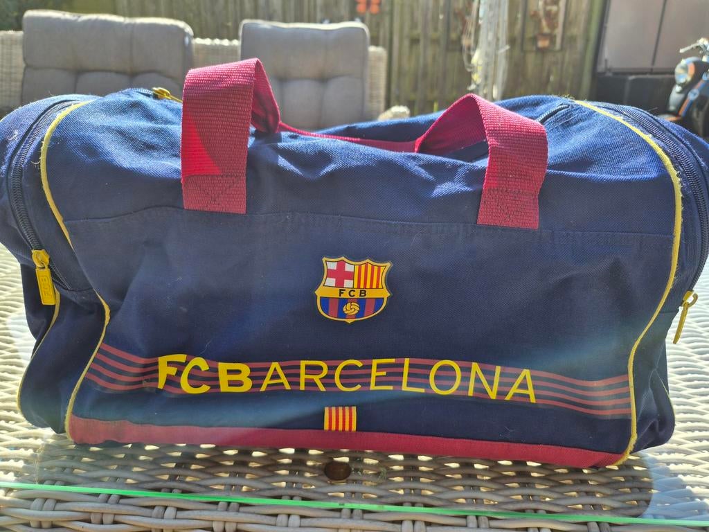 FC Barcelona voetbaltas - Gebruikt, Sieraden, Tassen en Uiterlijk, Tassen | Sporttassen, Ophalen of Verzenden, Gebruikt, Unisex kinderen