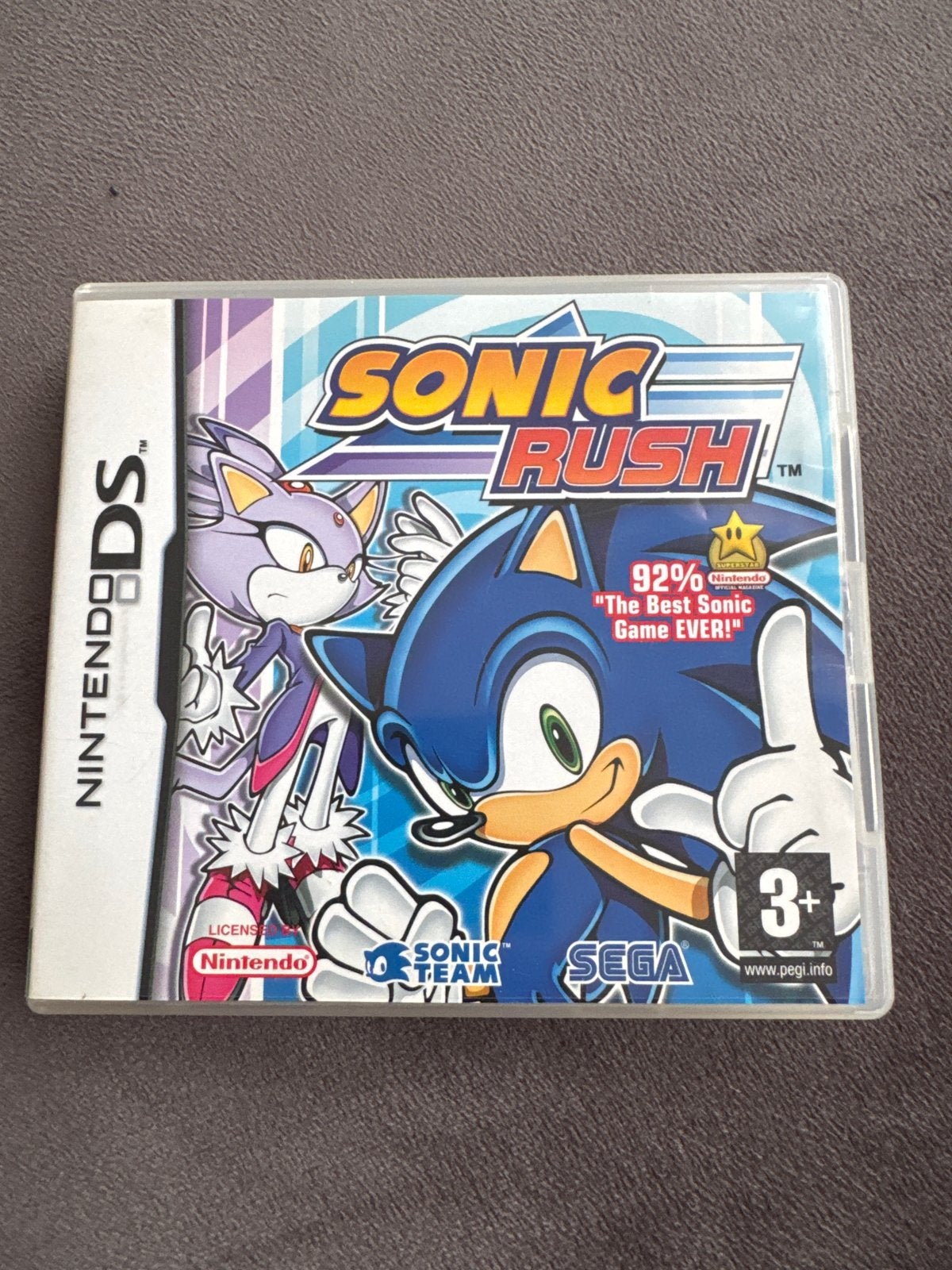 Sonic Rush - Nintendo DS (Zo goed als nieuw), Spelcomputers en Games, Games | Nintendo DS, 1 speler, Ophalen of Verzenden, Zo goed als nieuw