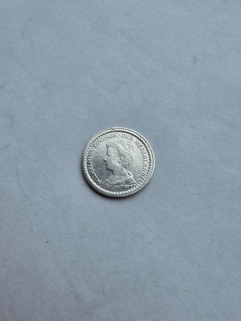 10 CENT 1916, Zilver, Ophalen of Verzenden, 10 cent, Koningin Wilhelmina