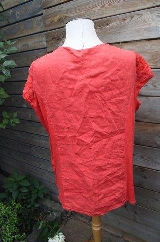 Tuniek rood Paprika mt 3 (48) Vaste prijs OPRUIMING, Maat 46/48 (XL) of groter, Ophalen of Verzenden, Zo goed als nieuw, Paprika