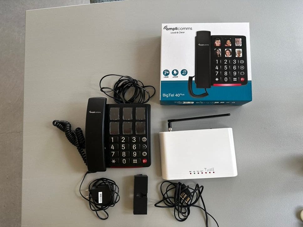 Senioren dementie telefoon, gateway 4G, Bigtel 40 Plus, Telecommunicatie, Ophalen of Verzenden, 1 handset