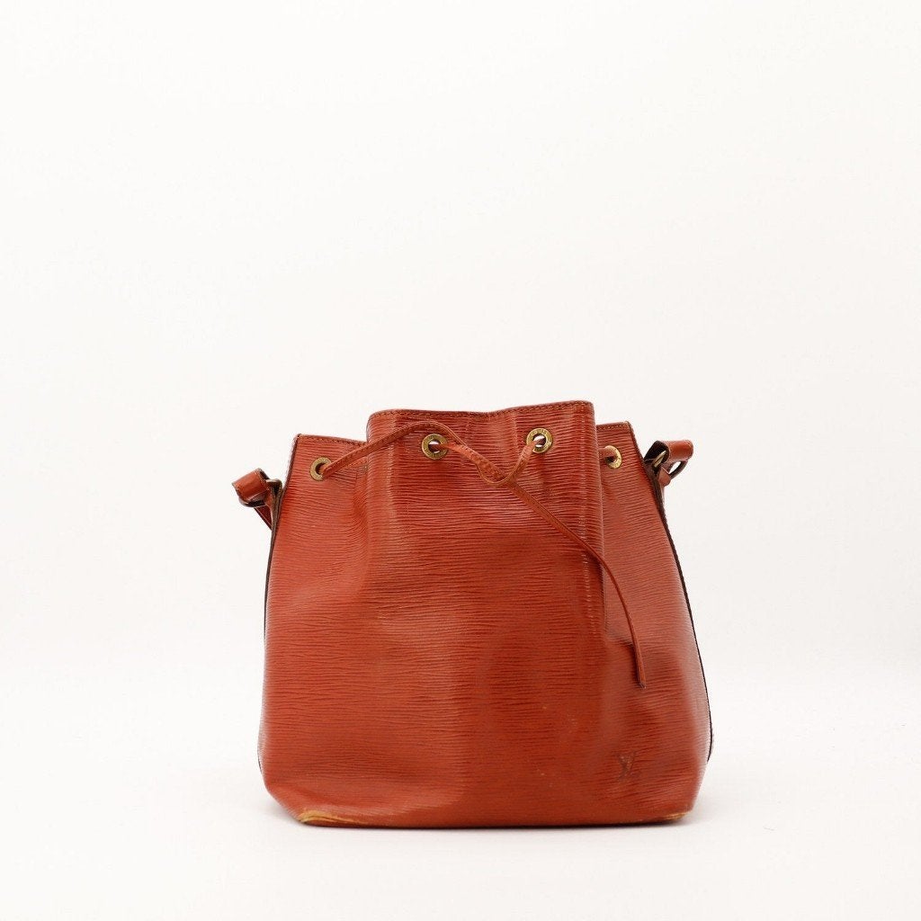 Louis Vuitton Petit Noé in bruin Épi 25x26x20 cm handtas