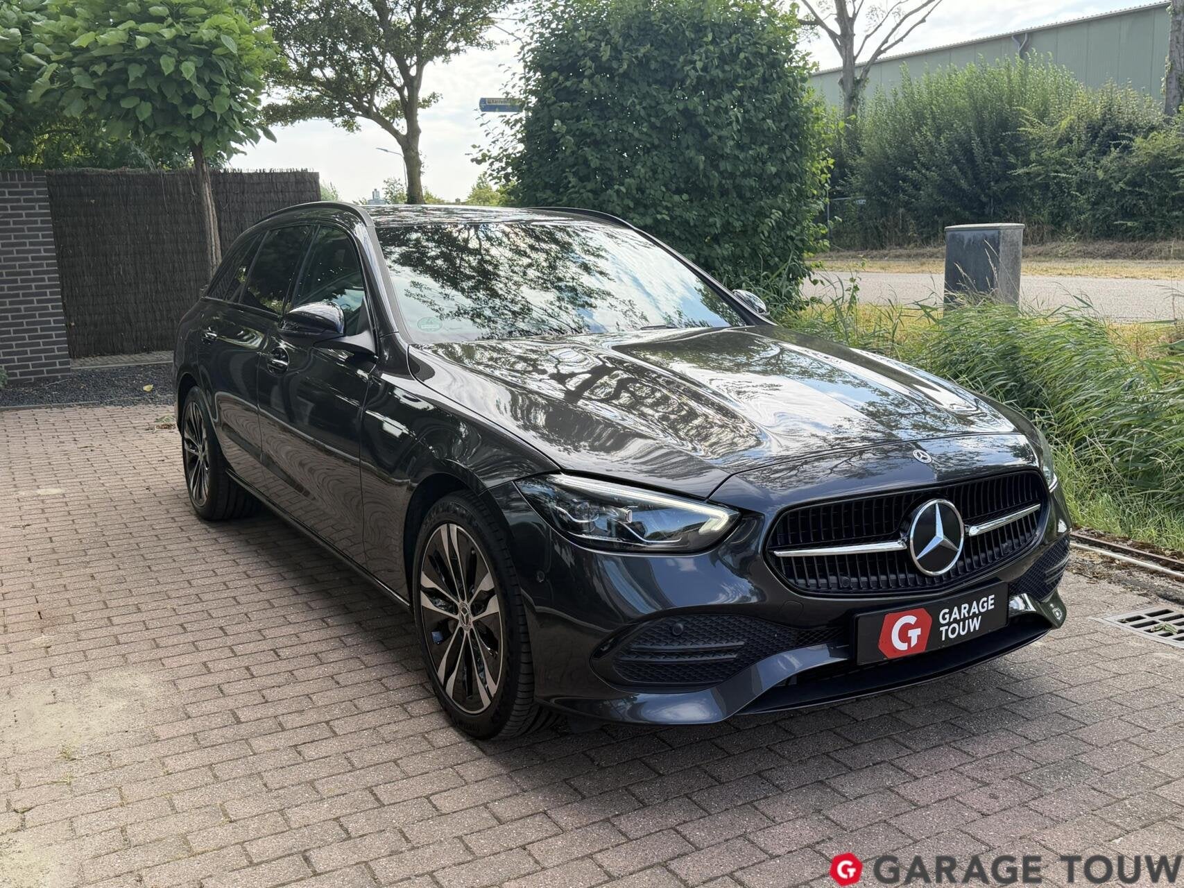 Mercedes C-klasse Estate 300 e Business Line, Auto's, Automaat, Achterwielaandrijving, Zwart, 4 cilinders