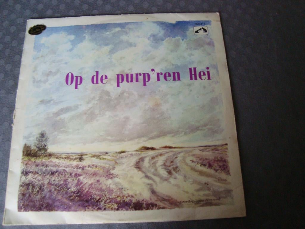 Op de purp'ren hei, Ophalen of Verzenden, Zo goed als nieuw, 12 inch, Levenslied of Smartlap