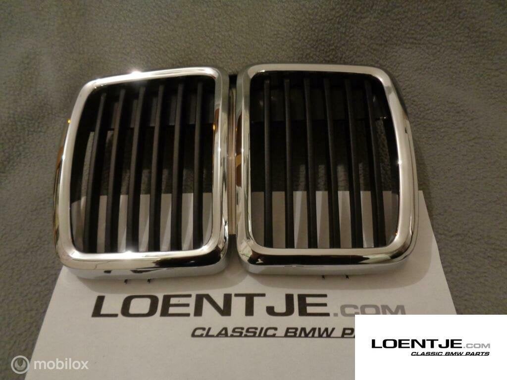 nieuwe chromen nieren BMW e30 316 318 320 323i 325i, Nieuw, Ophalen of Verzenden, BMW, BMW