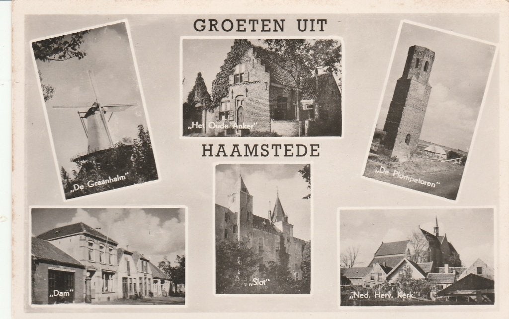 Haamstede, Ophalen of Verzenden, 1940 tot 1960, Gelopen, Zeeland