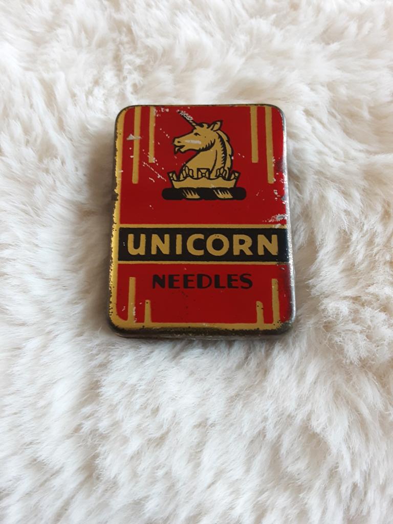 UNICORN Naalden blikje, Ophalen of Verzenden, Gebruikt, Overige