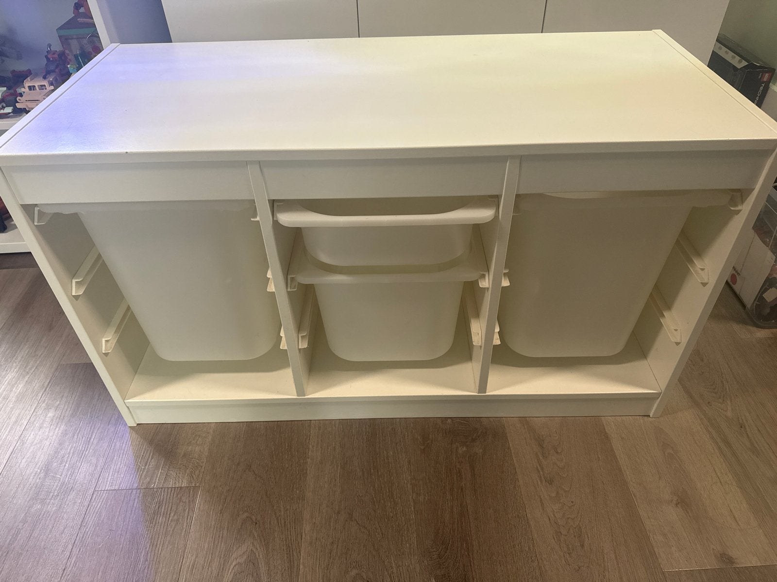 IKEA TROFAST Opbergcombinatie met Bakken - Wit, Huis en Inrichting, Ophalen, Gebruikt