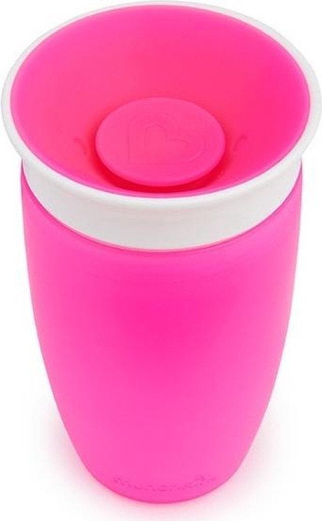 Munchkin Miracle 360 sippy cup Drinkbeker (roze), Ophalen of Verzenden, Zo goed als nieuw, Overige typen