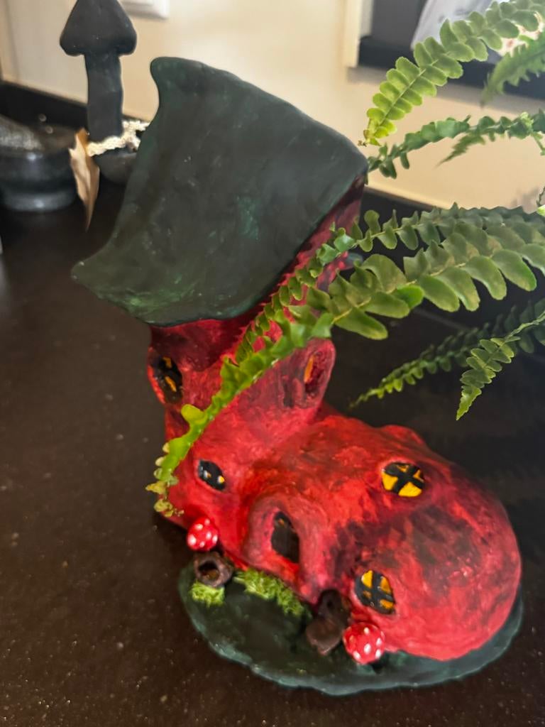Unieke handgemaakte sprookjeslaars decoratie, Hobby en Vrije tijd, Ophalen of Verzenden, Zo goed als nieuw