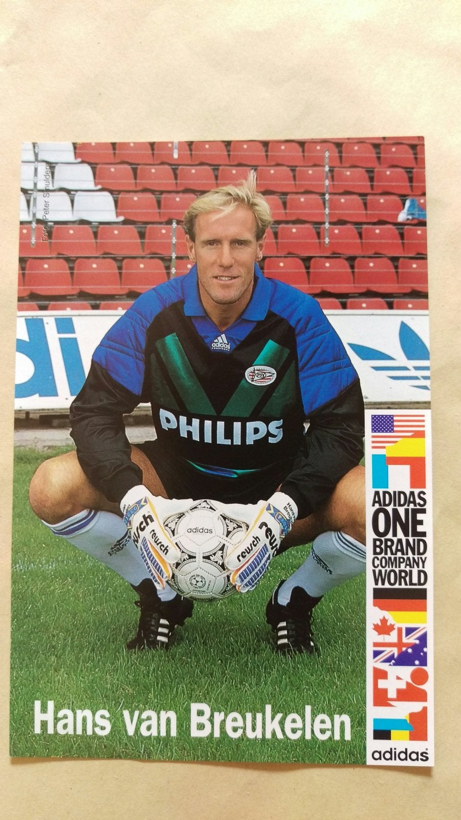 Fotokaart Hans van Breukelen (PSV)., Ophalen of Verzenden, Nieuw, PSV, Spelerskaart