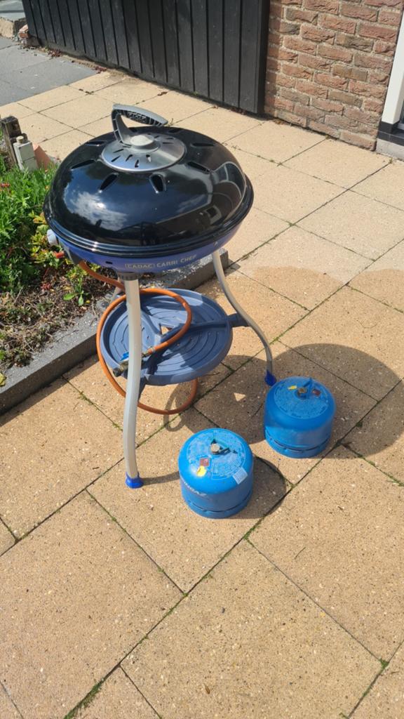 Skottelbraai merk Cadac, Ophalen, Gebruikt, Cadac carri chef