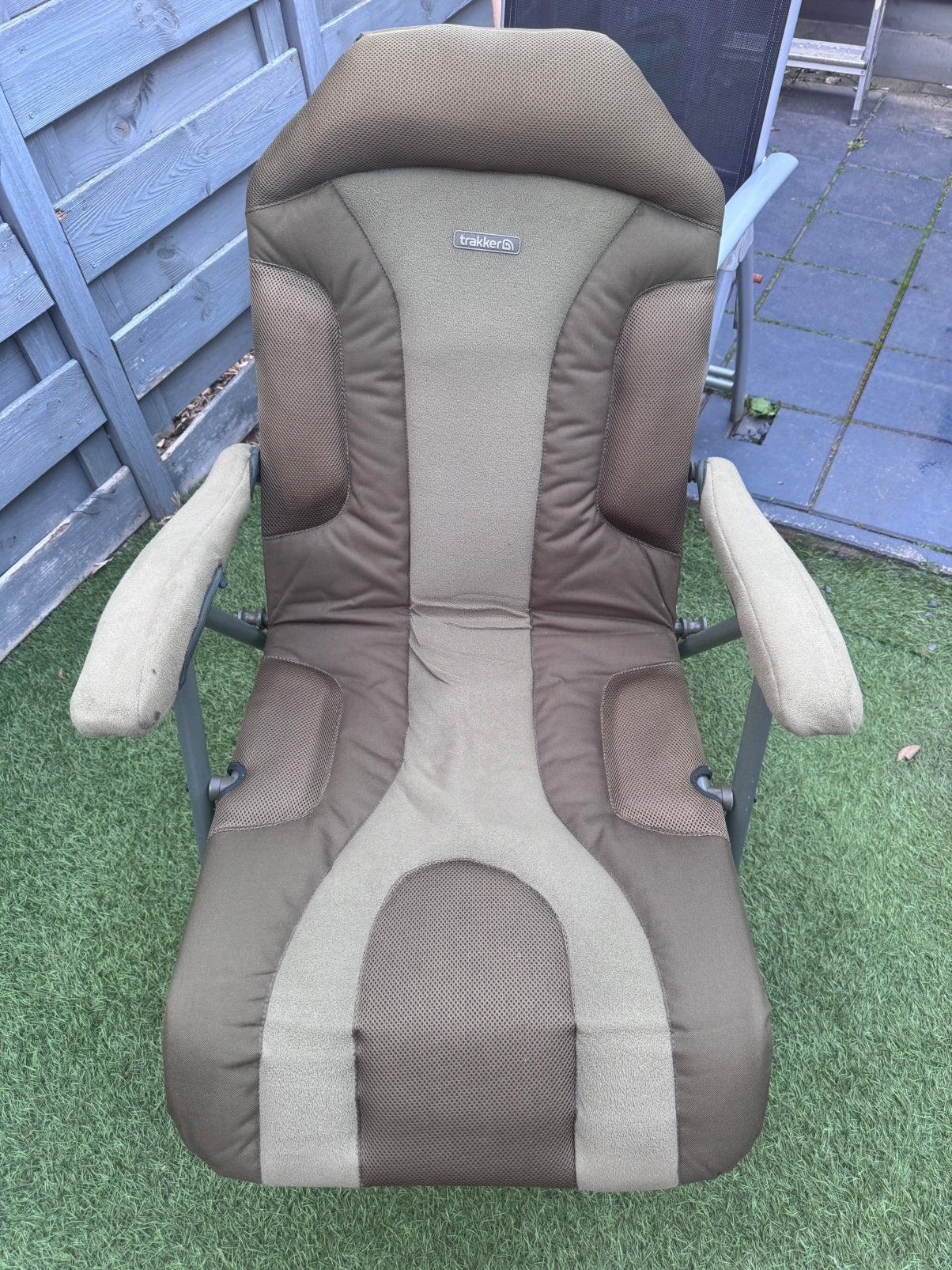 Trakker levelite longback recliner chair, Ophalen of Verzenden, Zo goed als nieuw