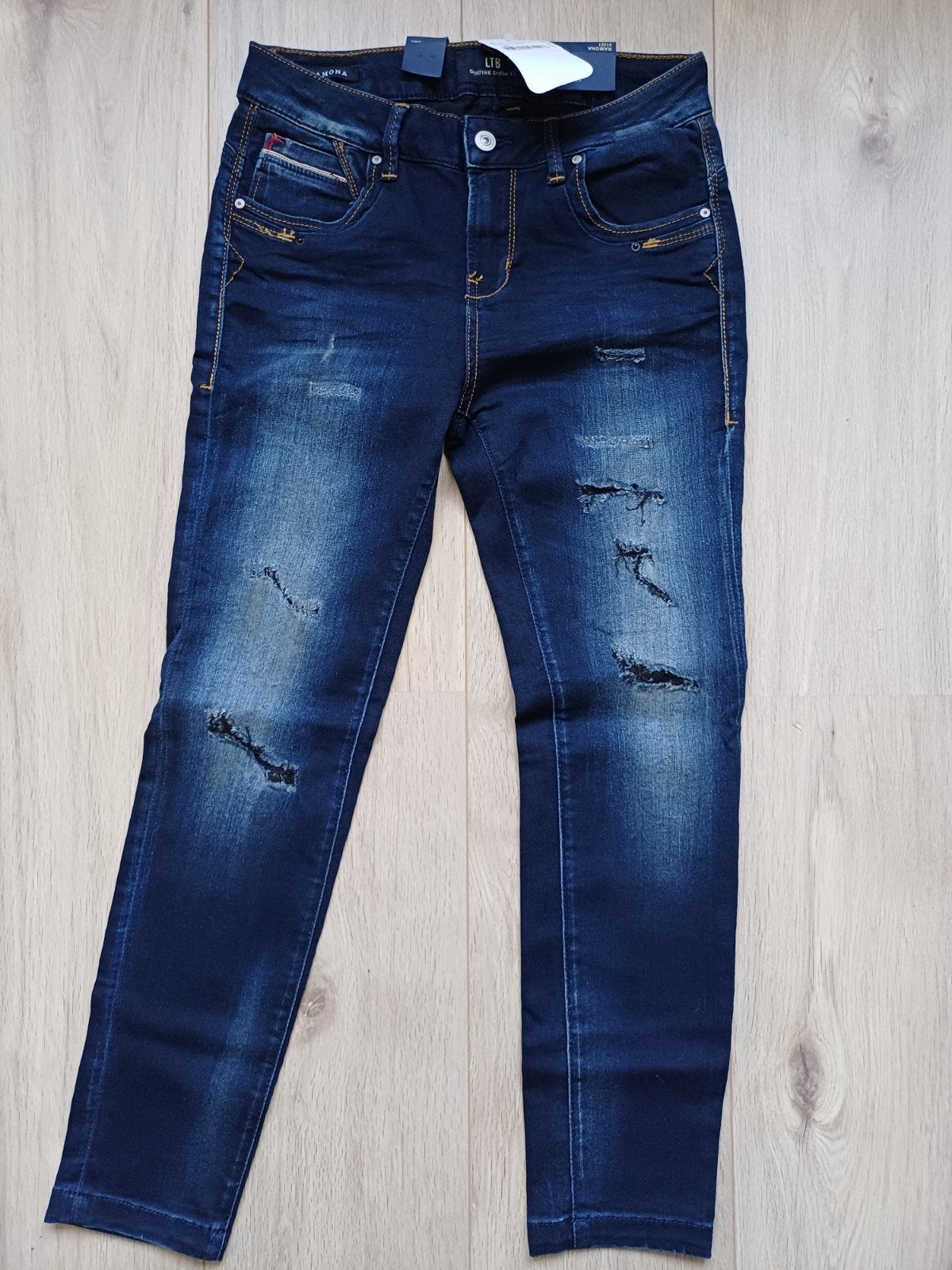 LTB Jeans Ramona skinny jeans - W28 - Nieuw met kaartjes, Blauw, Nieuw, Ophalen of Verzenden, LTB Jeans