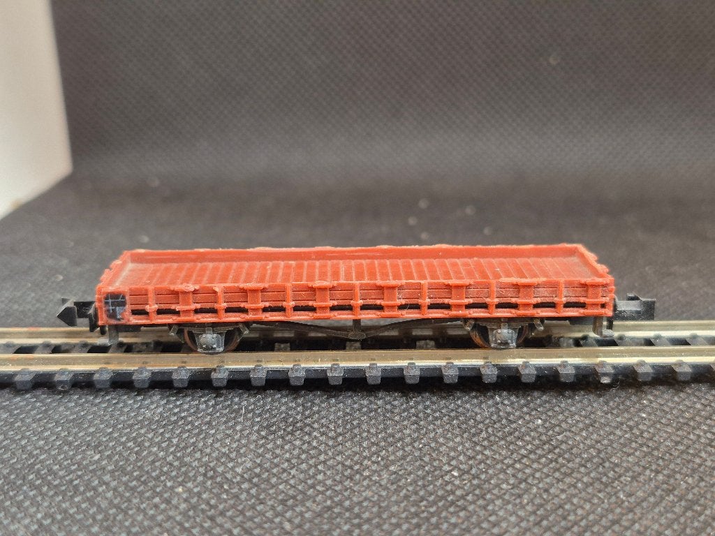 Minitrix - platte wagen (ex-rongen) R (15772), Gebruikt, Gelijkstroom, Trix, Wagon