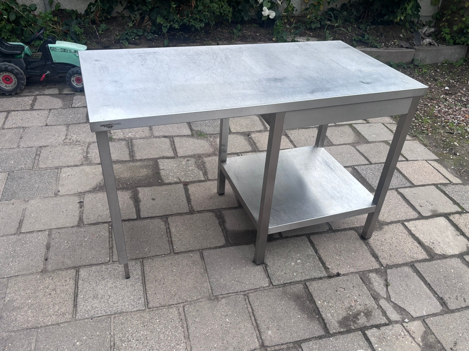 RVS Werktafel Werkbank Restaurant Horeca Cafe, Ophalen, Gebruikt