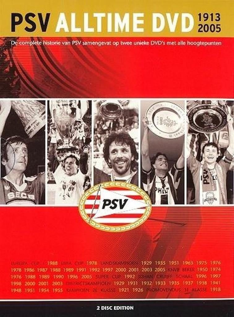 PSV - Alltime DVD 1913/2005  Originele 2DVD Nieuw, Voetbal, Alle leeftijden, Boxset, Overige typen