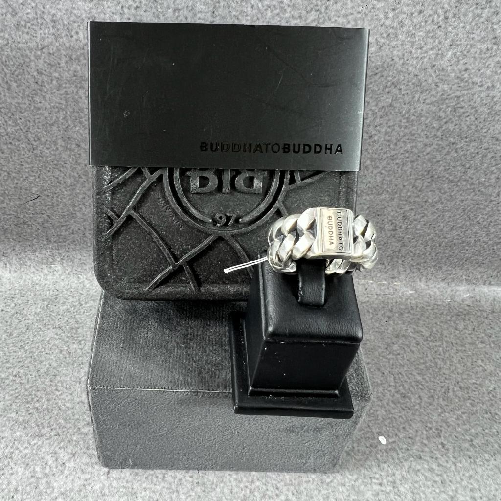 Buddha to Buddha Ring | Big Chain | mt 20 | 30,65g | 407608, Sieraden, Tassen en Uiterlijk, Ringen, Gebruikt, 20 of groter, Ophalen of Verzenden