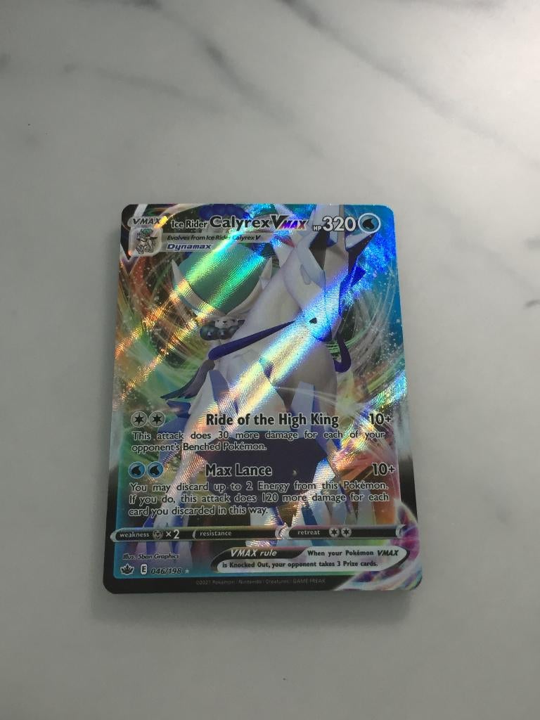 Ice Rider Calyrex(ASR 046), Hobby en Vrije tijd, Verzamelkaartspellen | Pokémon, Ophalen of Verzenden, Nieuw, Losse kaart, Foil