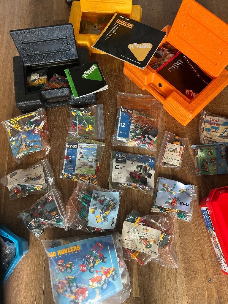 Grote K’NEX verzameling – jaren 90 & 2018/2019, Ophalen of Verzenden, Gebruikt, Jongen of Meisje
