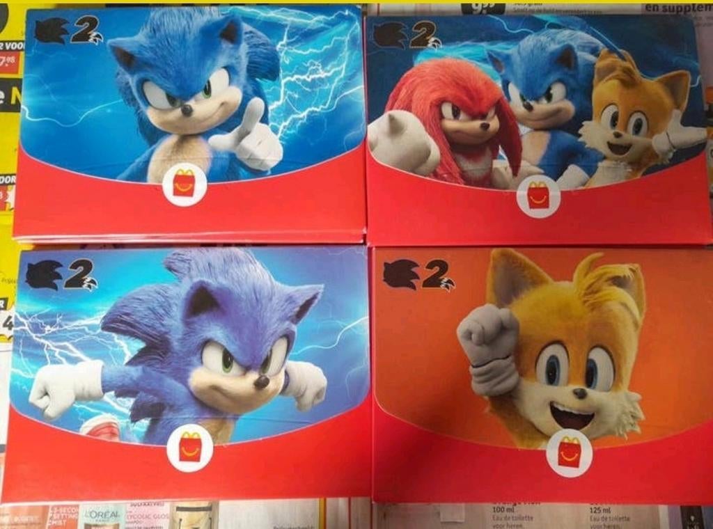 Sonic McDonald's Happy Meal Speelgoed - nieuw in verpakking, Ophalen of Verzenden, Nieuw