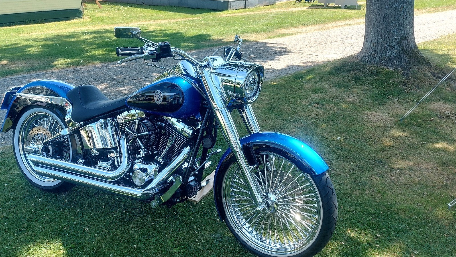 Harley-Davidson Fatboy  Super mooi, 2 cilinders, Motorrijbewijs A, Gebruikt, Particulier