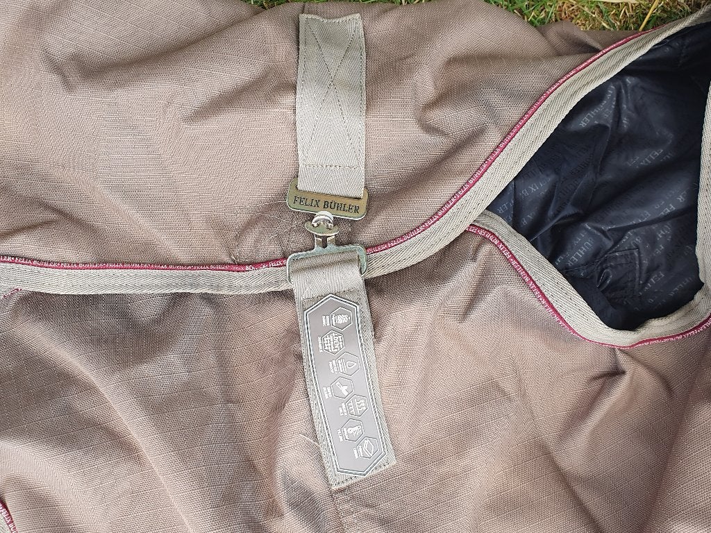 Felix buhler outdoor deken, Gebruikt, Overige typen, Ophalen of Verzenden, Dubbele borstsluiting
