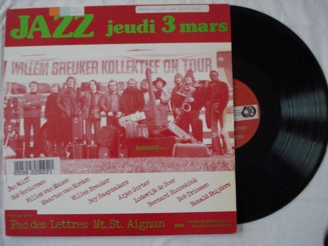 Willem Breuker Kollektief on Tour - Jazz jeudi 3 mars, LP, Gebruikt, Ophalen of Verzenden, 12 inch