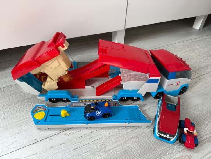 Paw Patrol Dino Patroller met voertuigen, Ophalen, Gebruikt