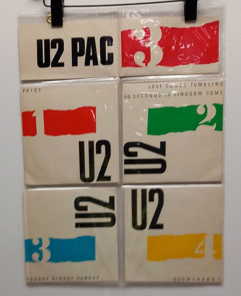 U2 –  3  4 x Vinyl, 7", 45 RPM Alternative Limited Edition, Rock, Gebruikt, 7 inch, Ophalen of Verzenden